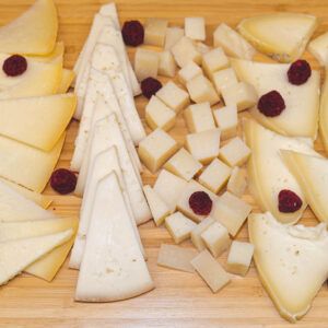 Plats preparat de d'assortitiment de formatges nacionals (2p)