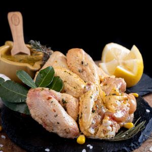 Aletes de pollastre marinades a l'all